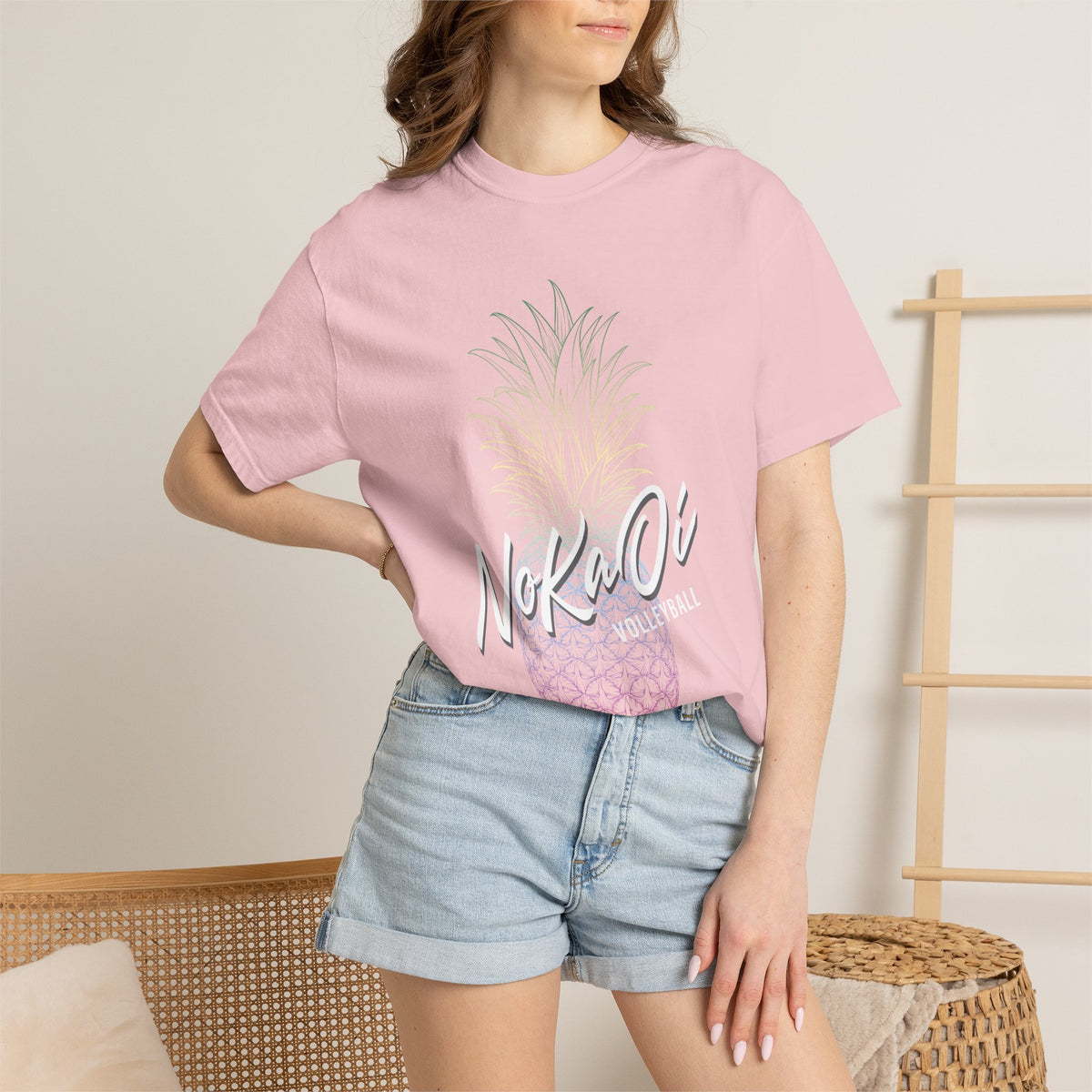NoKaOi Volleyball Hawaii Pineapple T-Shirt