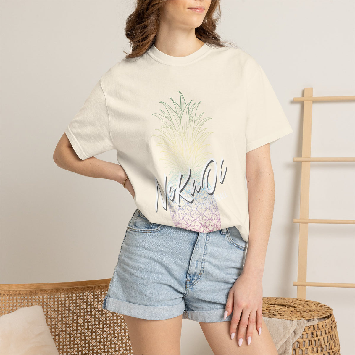 NoKaOi Volleyball Hawaii Pineapple T-Shirt