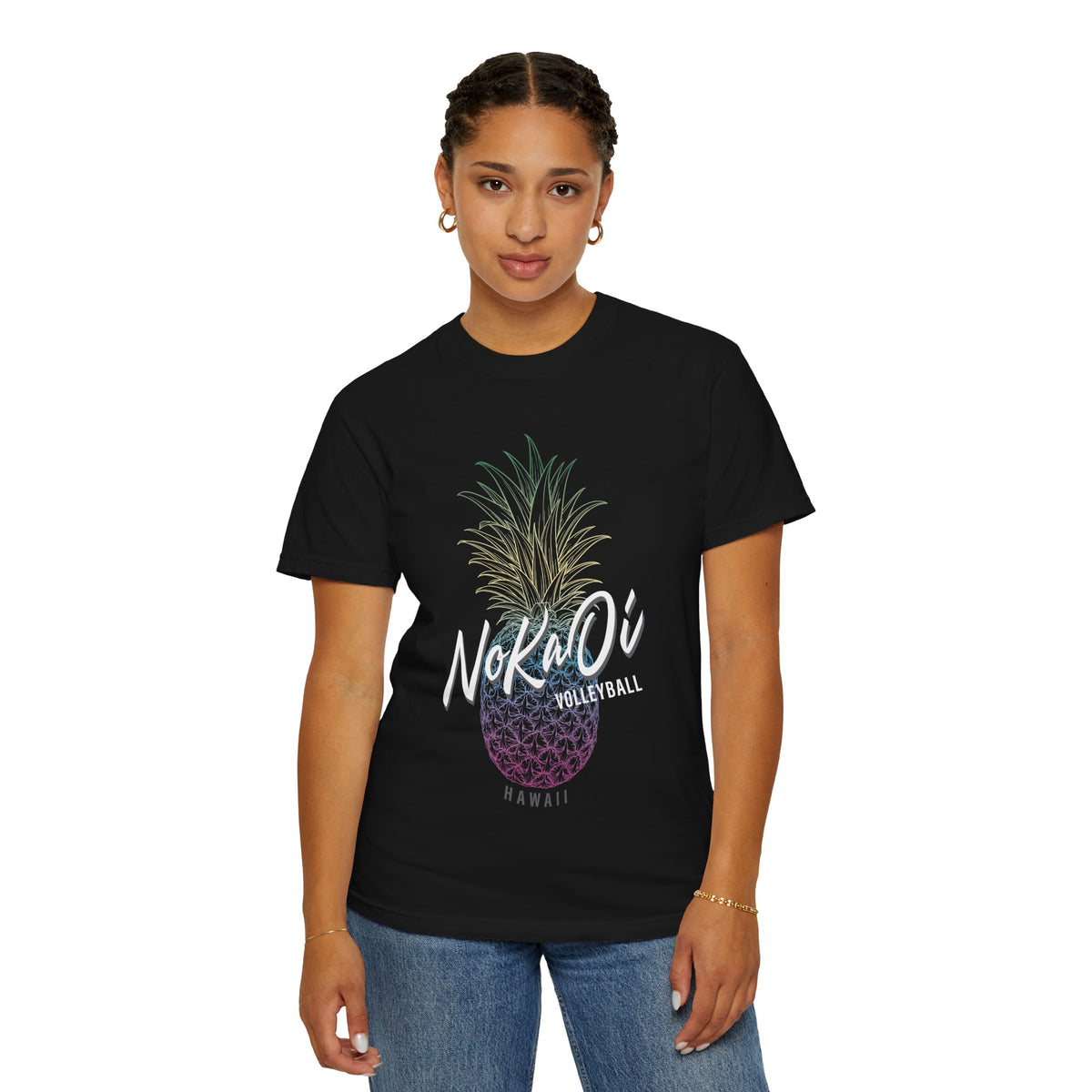 NoKaOi Volleyball Hawaii Pineapple T-Shirt