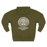 Hawaii Hoopfest Hoodie — Tiki Shield Basketball Fleece Pullover