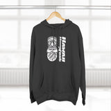 Hawaii Hoopfest Hoodie — Tiki Shield Basketball Fleece Pullover