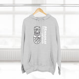 Hawaii Hoopfest Hoodie — Tiki Shield Basketball Fleece Pullover