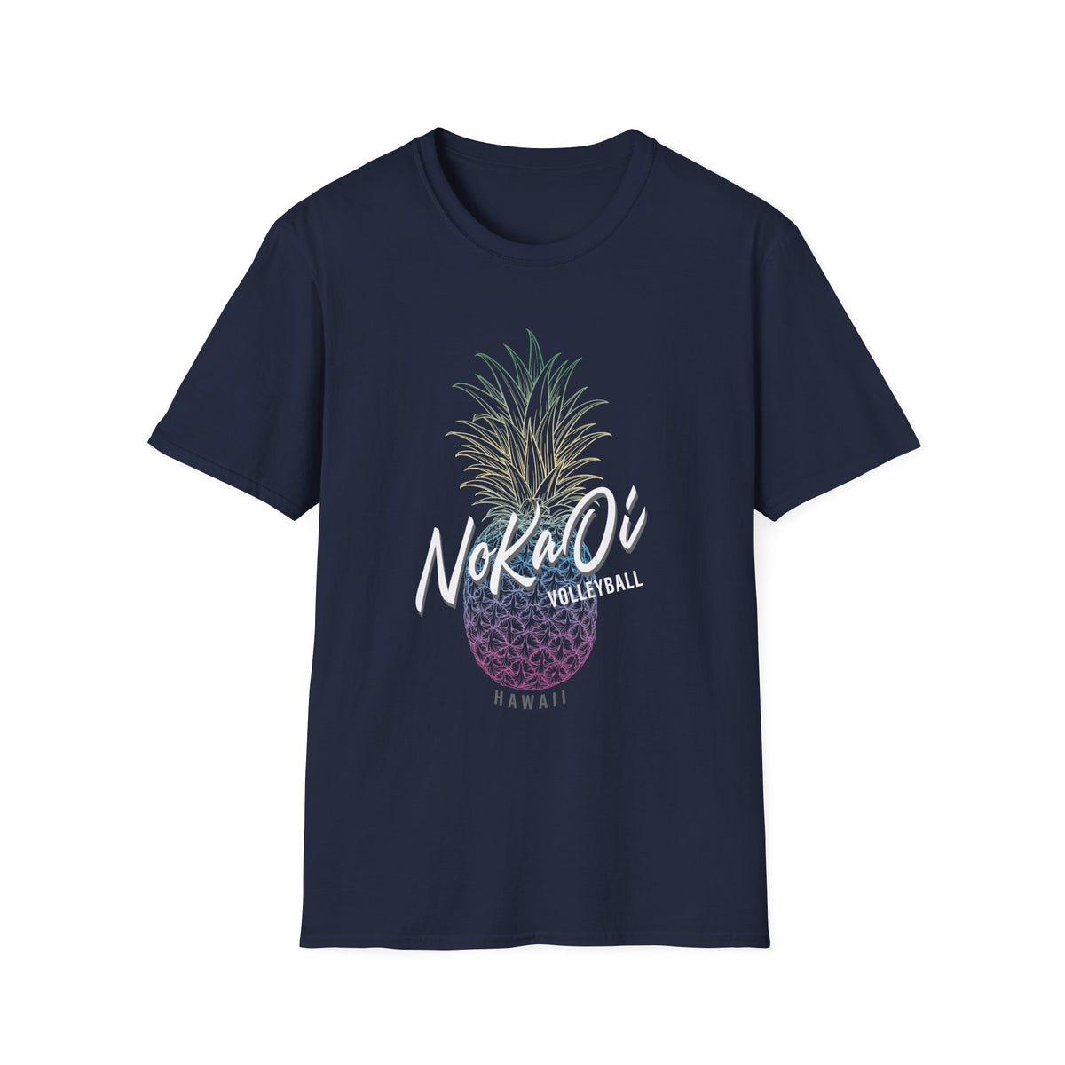 Pineapple NoKaOi Volleyball Graphic T-Shirt