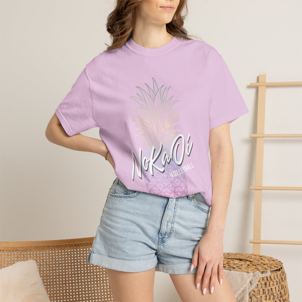 NoKaOi Volleyball Hawaii Pineapple T-Shirt