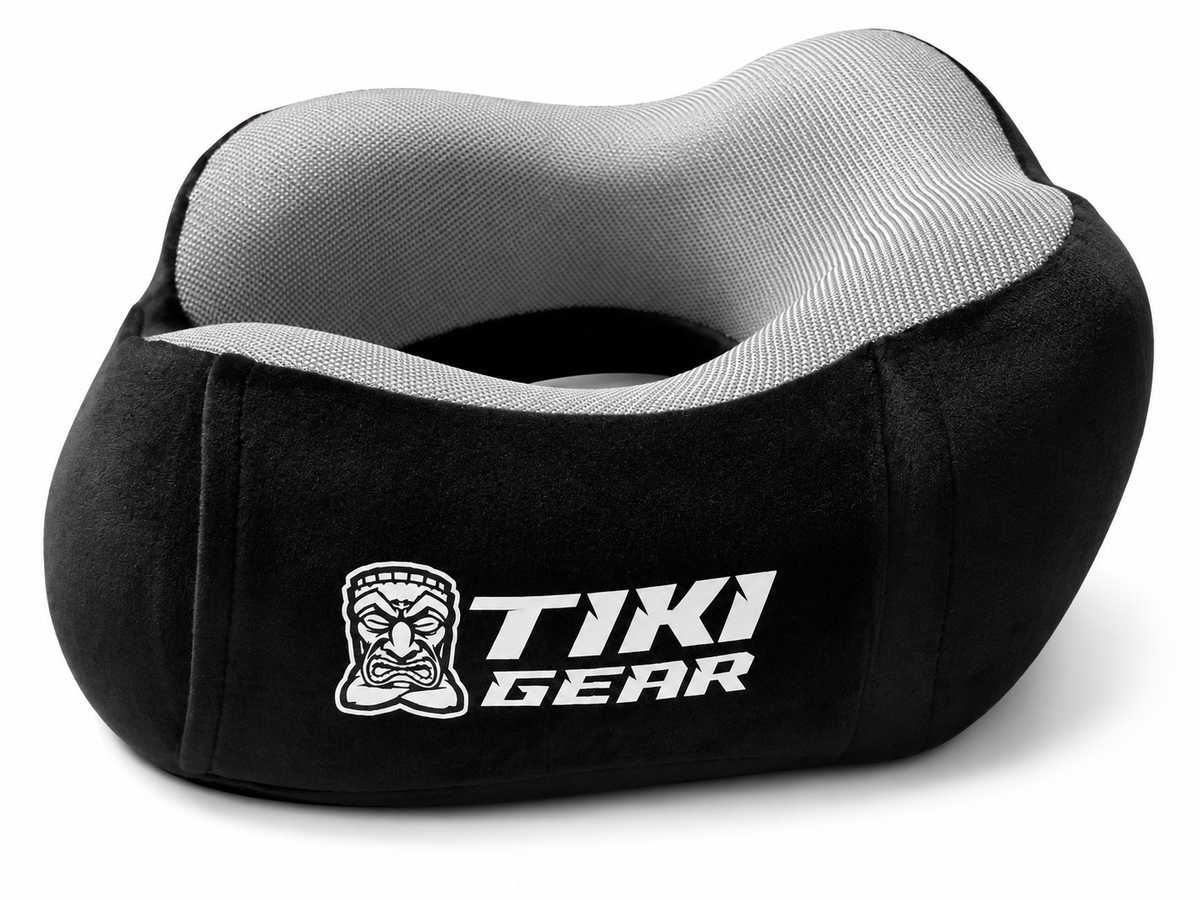 Tiki Gear Neck Pillow - Black