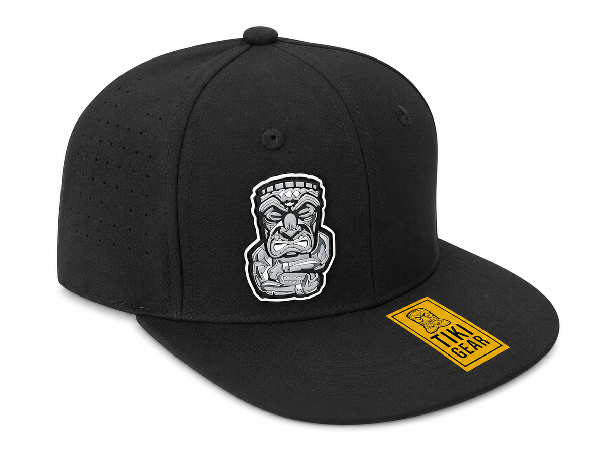 Hawaii Tiki Bowl - Black Ball Cap