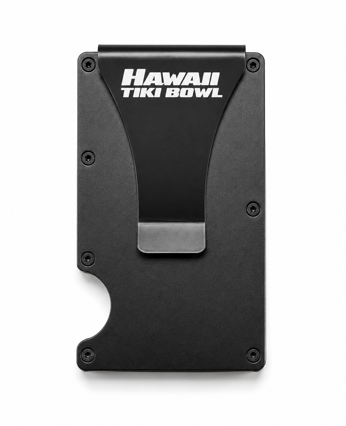 Hawaii Tiki Bowl Metal Wallet