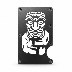 Hawaii Tiki Bowl Metal Wallet