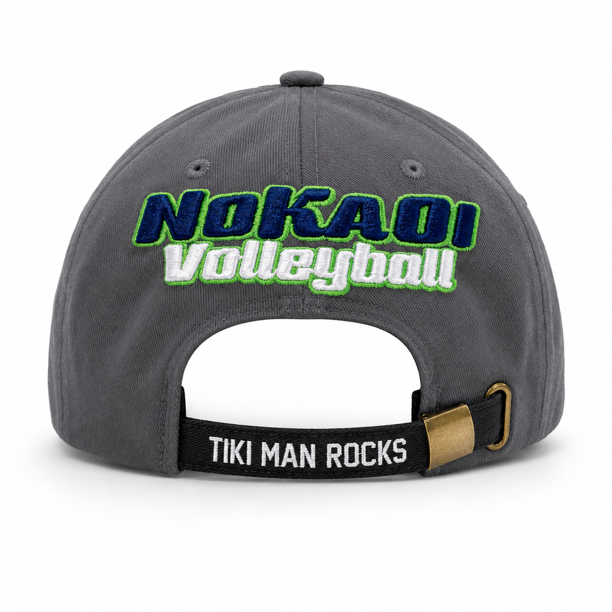 NoKaOi Volleyball - Grey Ball Cap