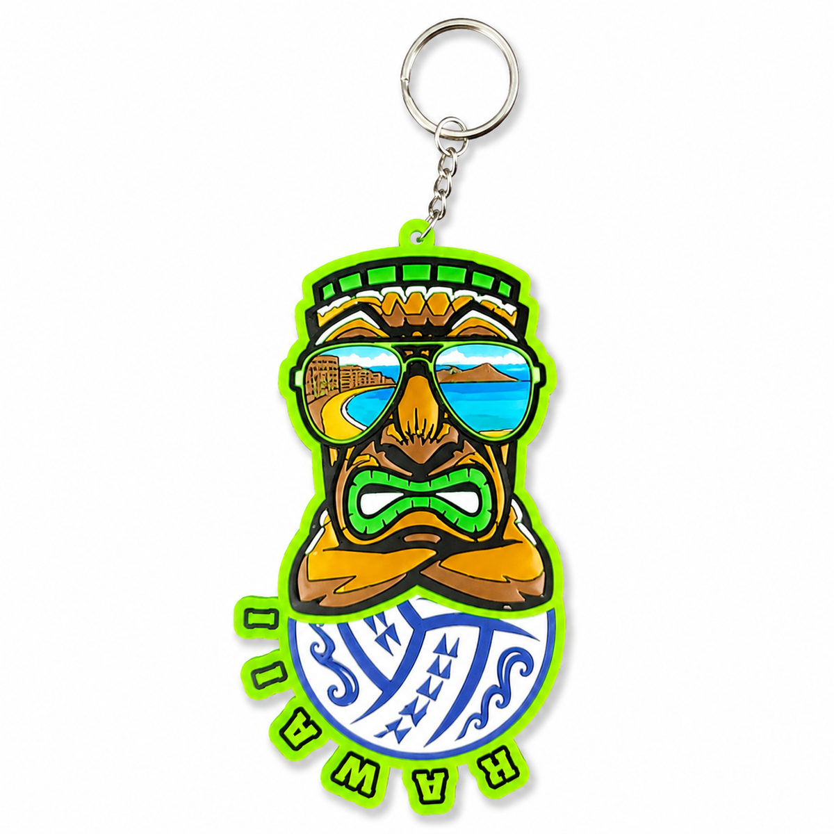 NoKaOi Volleyball - Tiki Man Key Chain